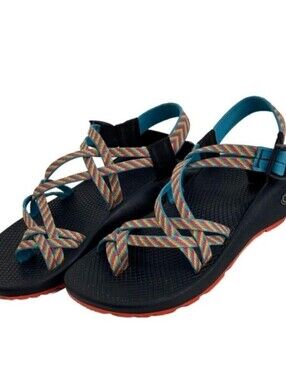 Chaco rainbow straps sandals sz 7 women hiking summer